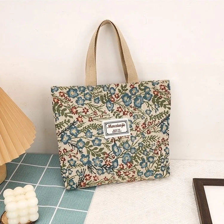 PrintMuse® – Artistic Canvas Shoulder Tote for Fashion-Forward Women