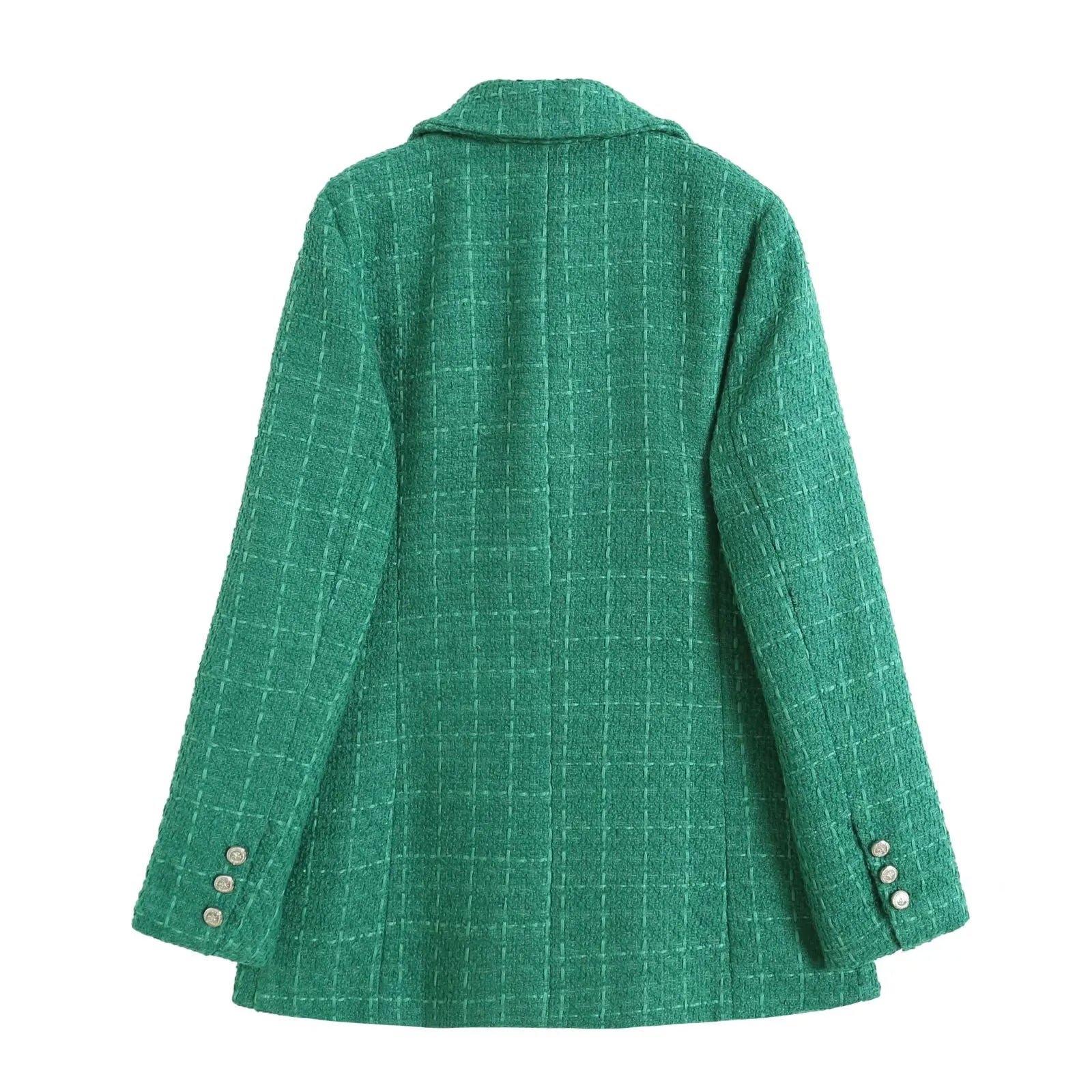 GrainLine® – Coarse Weave Vintage Texture Blouse for Modern Women