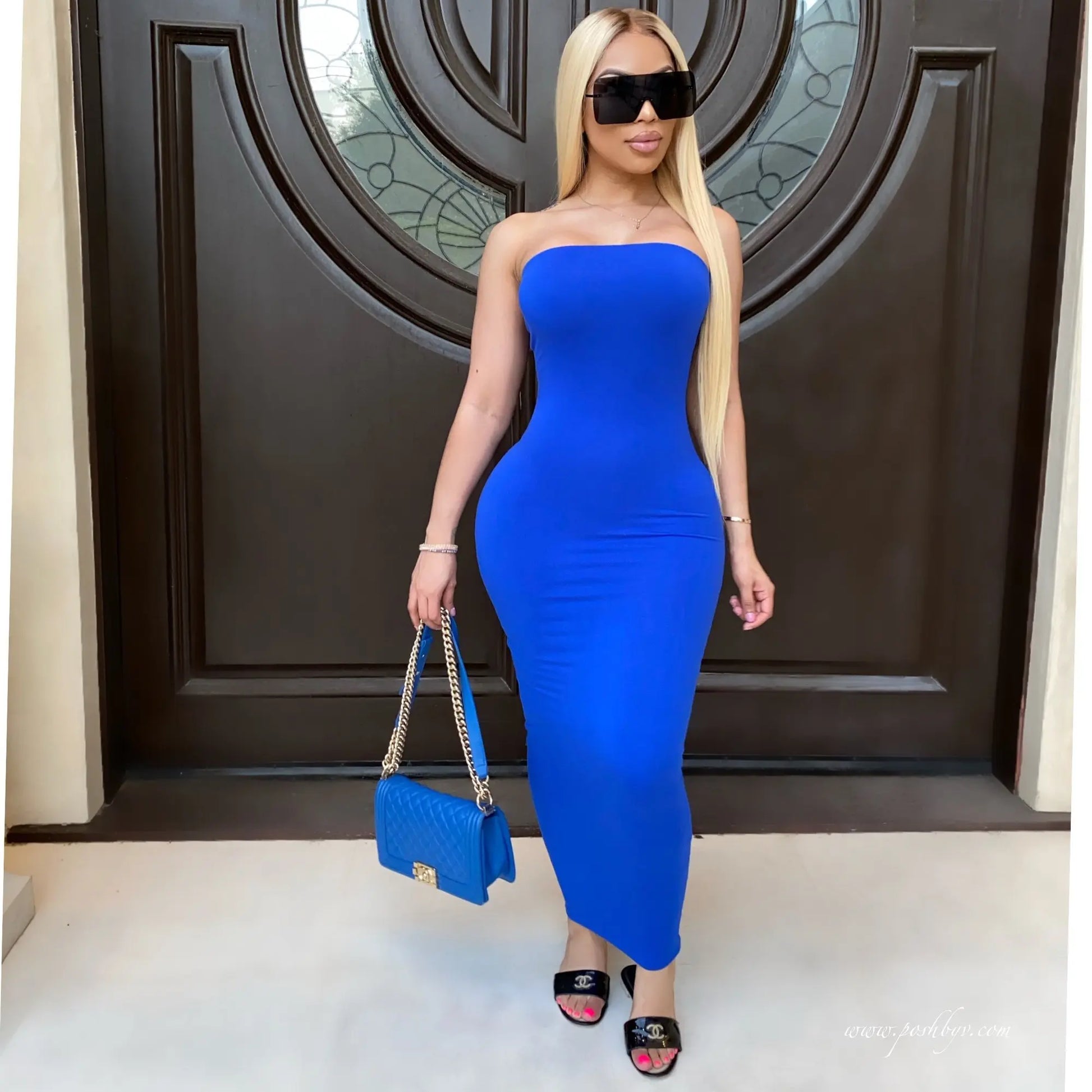 BreezeWrap® – Sexy Sleeveless Chest Wrapped Long Beach Dress