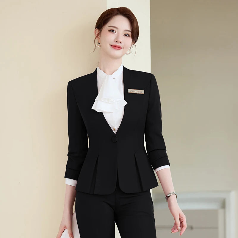 PowerSilhouette® – Sleek 2-Piece Office Ensemble