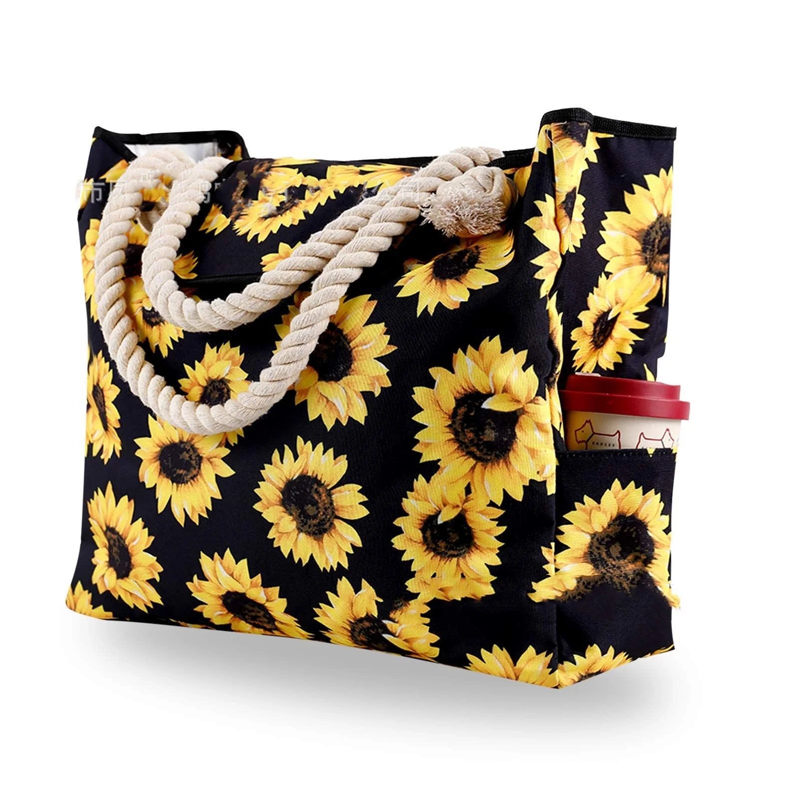 StripeEase® – Casual Striped Canvas Tote for Everyday Adventures