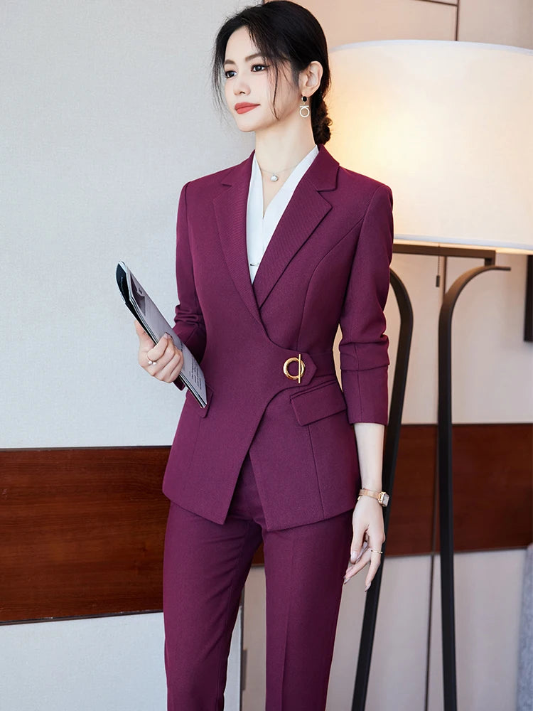 PowerForm® – Elegant and Professional Women’s Pant Suit Set