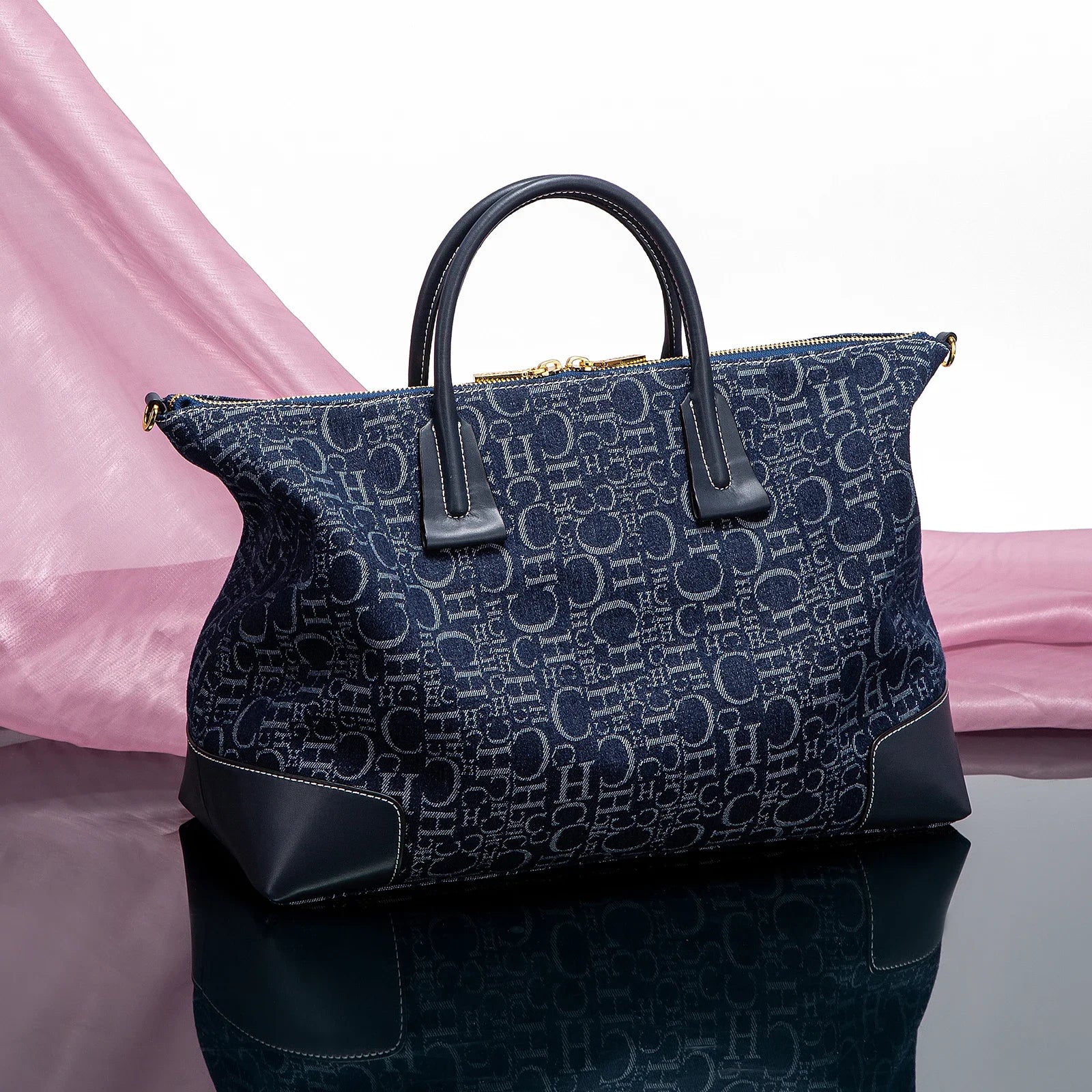 CH Voyager® – Fashion Letter Print Duffel Bag for Women