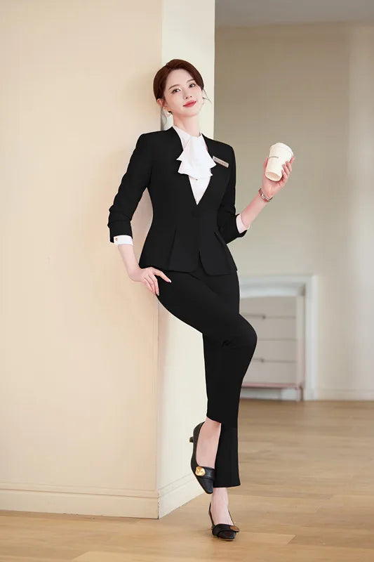 PowerSilhouette® – Sleek 2-Piece Office Ensemble