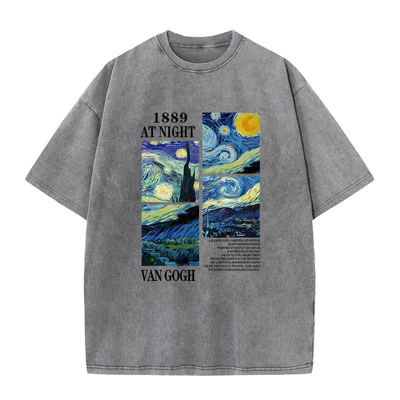 Harajuku ArtMuse® – Women’s Vintage Art Painting Printed Soft Cotton Breathable T-Shirt Harajuku Style