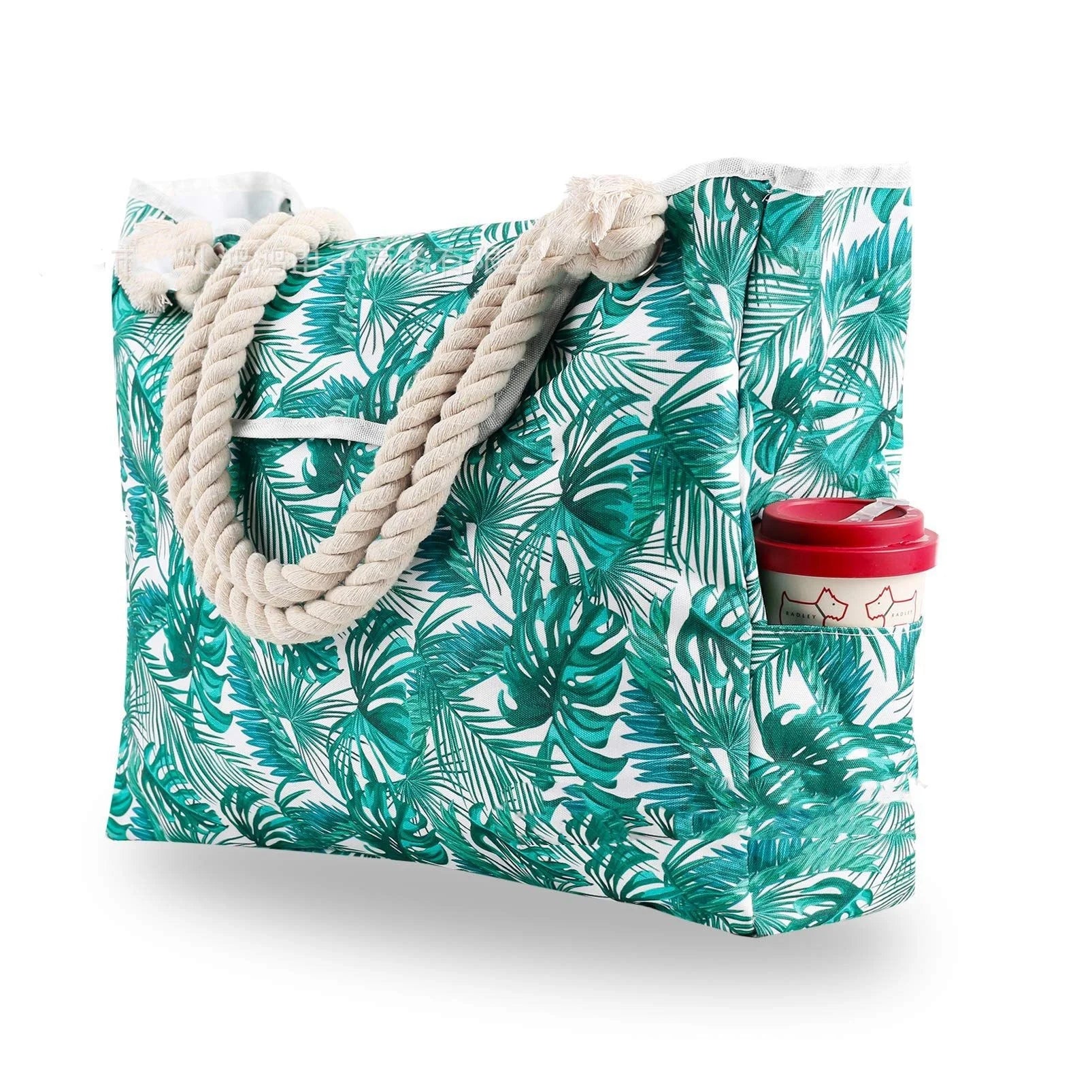 StripeEase® – Casual Striped Canvas Tote for Everyday Adventures