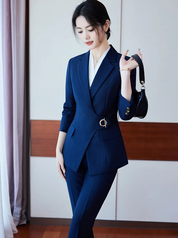 PowerForm® – Elegant and Professional Women’s Pant Suit Set